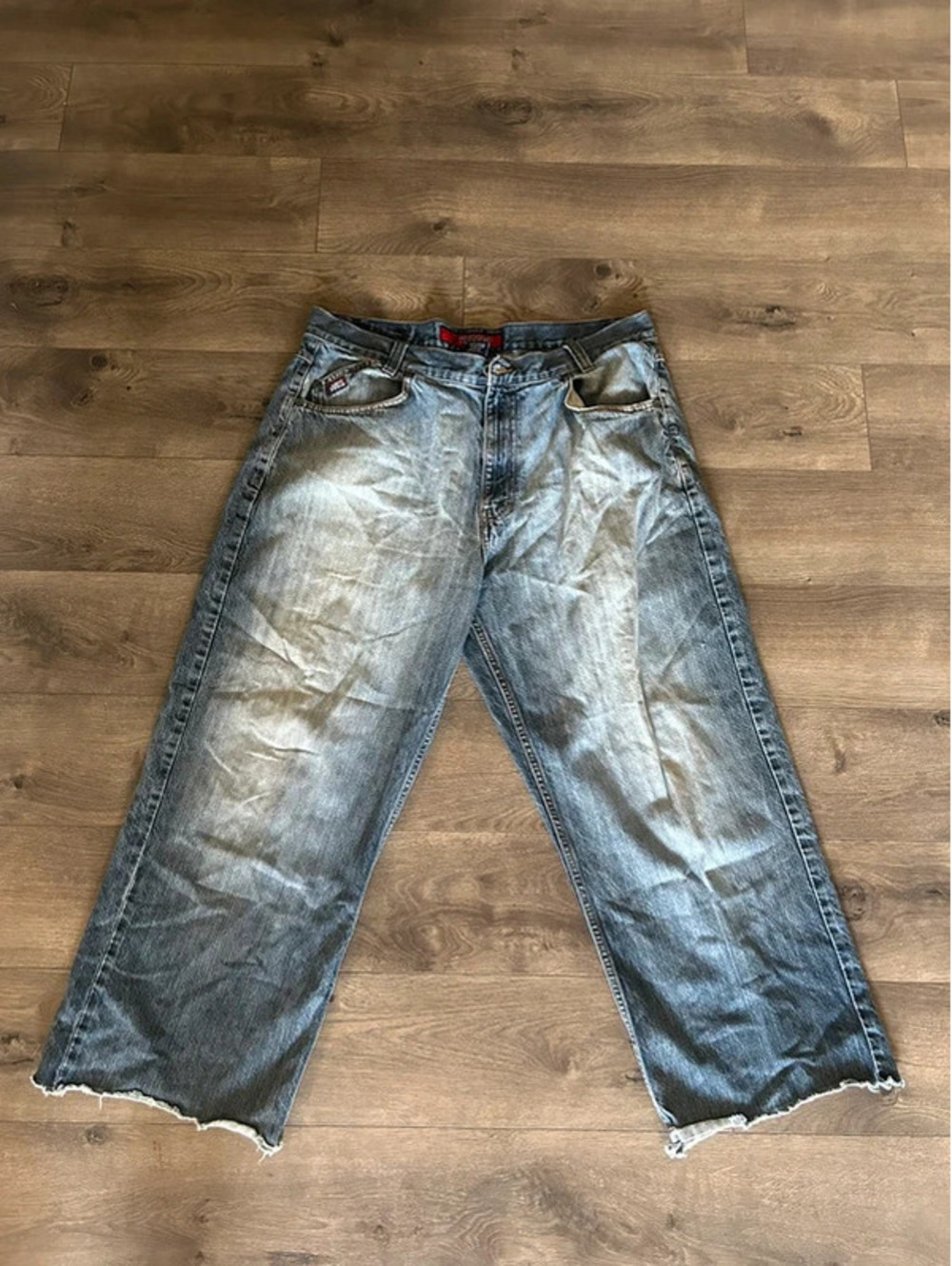 Vintage Mecca wide leg faded baggy jeans